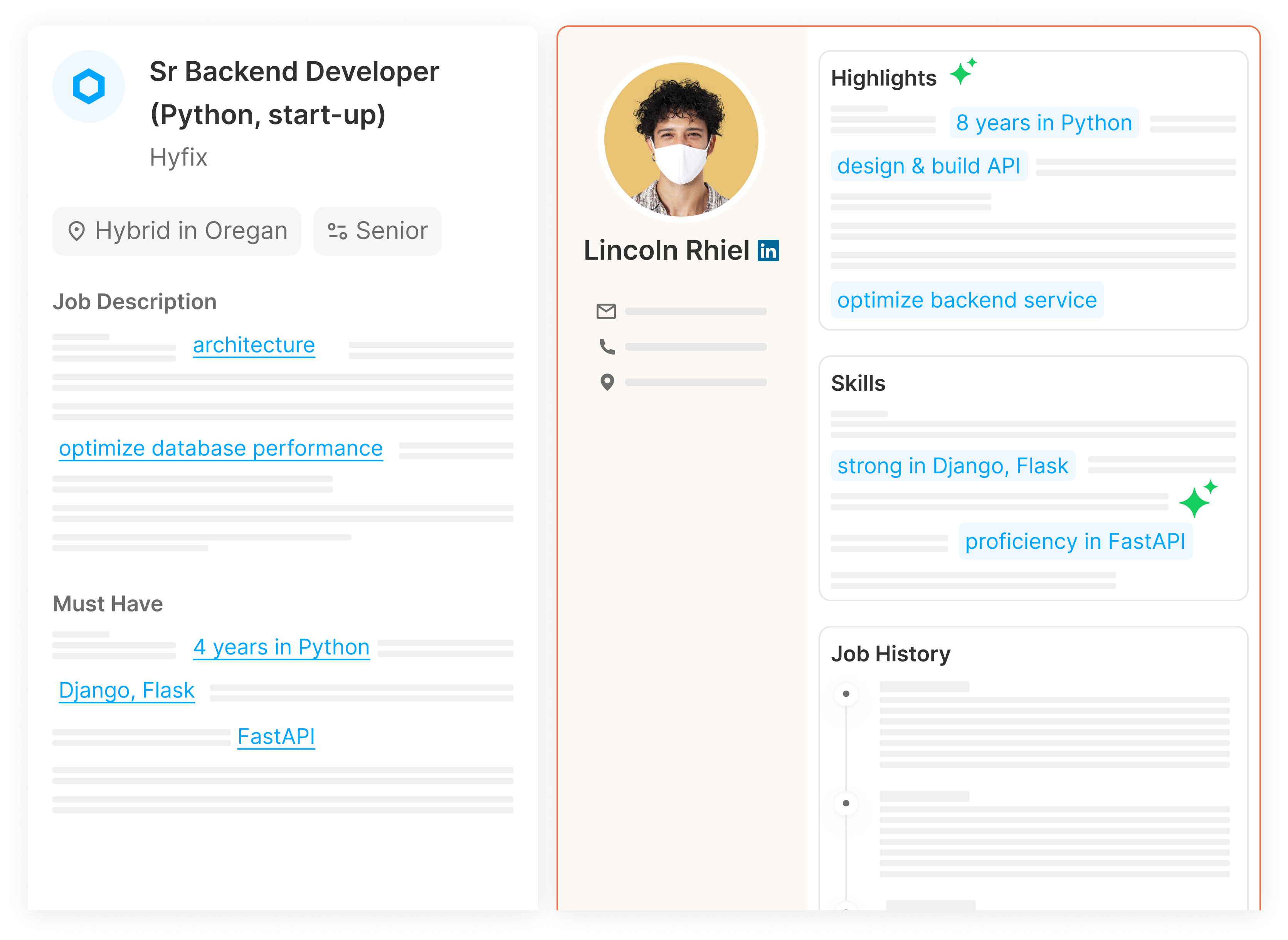 Customize your applications based on job requirements.